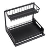 2 Tier Black Under Sink Pull-out Drawer Storage Shelf Organizer kitchen bathroom