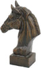 Statues & Sculptures Online Race Horse Head Bronze Metal Garden Ornament