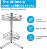 Non Rust Bathroom Corner Shelf Telescopic Storage 2 Layer Shower Caddy Organiser