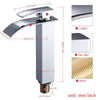 Tall Waterfall Bathroom Taps Basin Mixer Tap Counter Top Brass Faucets Chrome
