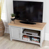 Living Room Furniture Grey Oak Wood Coffee Console TV Stand Solid Bookcase Unit