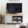 Living Room Furniture Grey Oak Wood Coffee Console TV Stand Solid Bookcase Unit