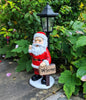 Garden Ornaments Solar Christmas Santa Claus decoration Outdoor Lantern