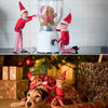 2 x 12" Elves Behaving Badly Figure Christmas Doll Novelty Plush Toy Gift Xmas