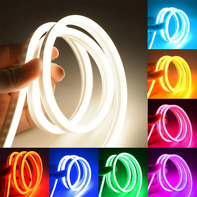 LED Strip Lights Flexible Neon Flex Rope Lights Waterproof Outdoor Lighting 12V