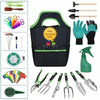 Durable Garden Tools Set, Heavy Duty Hand Gardening kit with Tote Bag