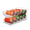 2 Tier Fridge Can Holder Cans Organiser For Kitchen Cupboard Holds 10 Drinks