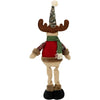 Christmas Standing Figures Xmas Santa Snowman Reindeer Plush Dolls Home Indoor