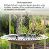 Solar Powered Floating Fountain Pump Water Feature Birdbath Garden Pool Pond