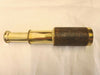Brass Nautical Telescope with Leather Sheathed Marine Time Vintage Antique 6''