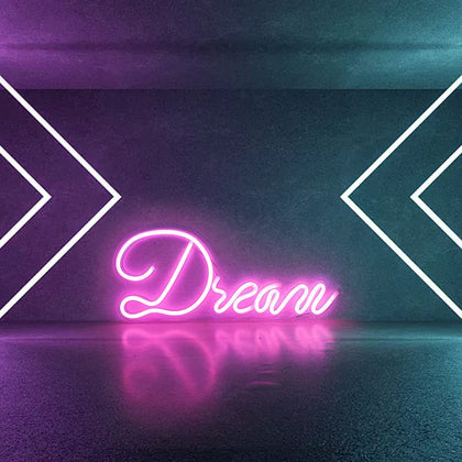 Neon Dream Led Sign Pink