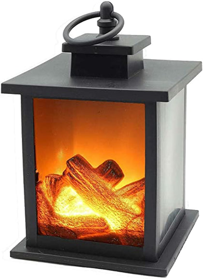 Portable Battery Operated Fireplace Lamp Home & Outdoor Decor