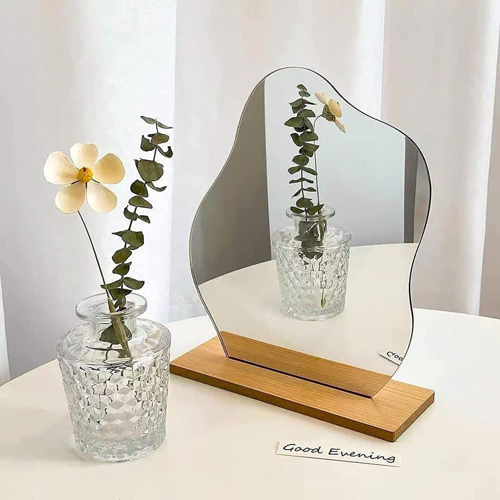 Acrylic Makeup Mirror Frameless Decorative Vanity Table Mirror