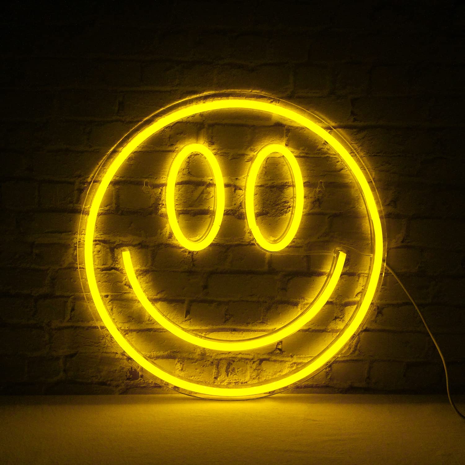 Neon Smile Face