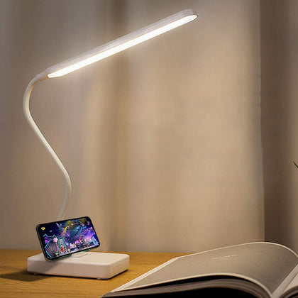 Cordless Led Desk Table Lamp Rechargeable Large Capacity With Touch Control 3 Colours, 6 Brightness Dimmable