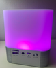 Bedside Lamp with Alarm Clock Bluetooth Speaker, Night Light Bedroom Decor RGB Color Changing LED Mood Light
