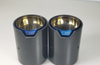 BMW M Performance Carbon Fibre Exhaust Tips Blue M135i M140i M235i M240i 340I