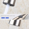 Stainless Steel Kitchen Taps Sink Mixer Pull Out Spray Tap Single Faucet Black/Silver