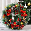 Each Christmas Wreath With Lights Wall Hanging Decoration Xmas Door Garland Ornaments