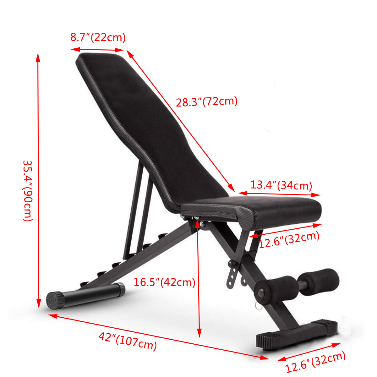 Multifunctional Muscle Bench Folding Abdominal Workout Bench Adjustable Weight Bench Gym Home Sport Fitness Equipment