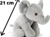 Plush Elephant Plush Toy (13-15cm) Stuffed Soft Cuddly animals Collection For New Born Child So Realistic