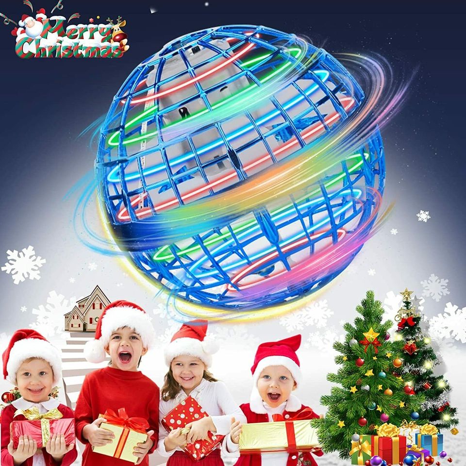 PRO LED Flying Ball Boomerang Spinner Toy Mini Drone UFO Boy Girl Xmas Gift Toys
