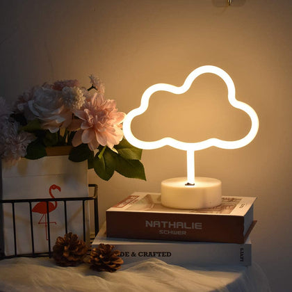 Neon Cloud Table Lamp