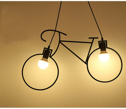 Industrial Style Bicycle Chandelier