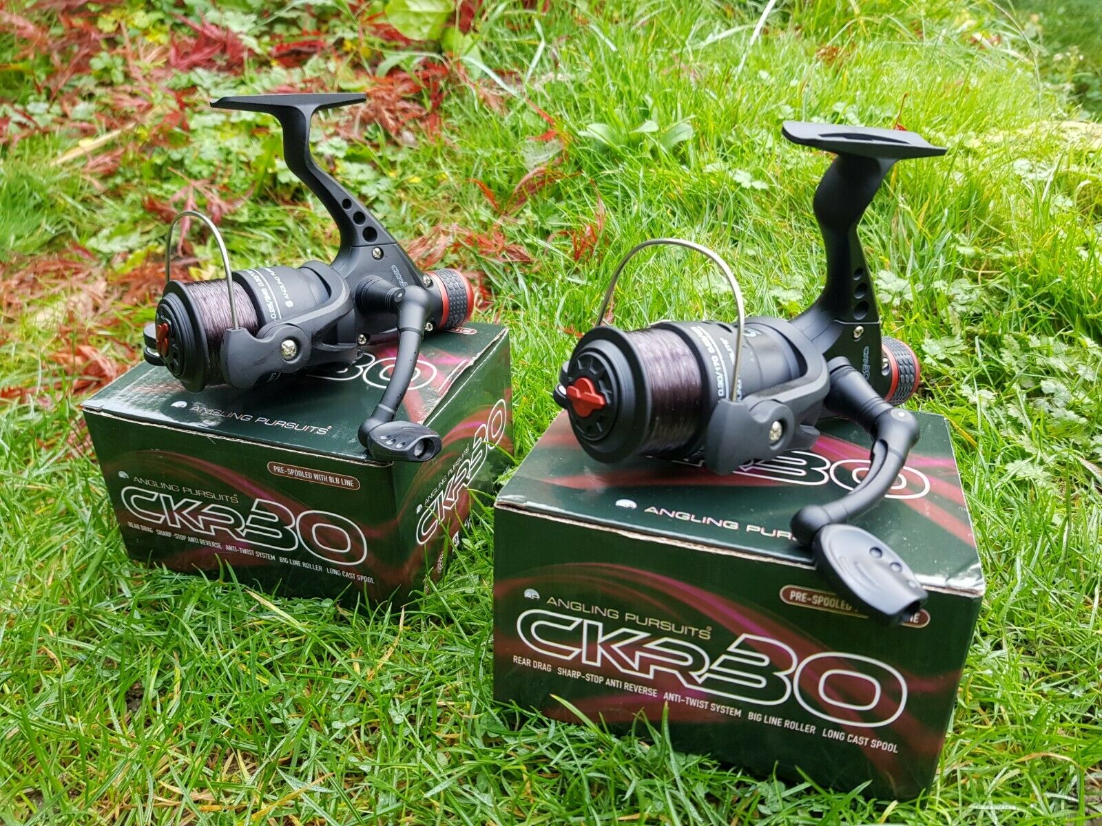 2 x NGT CKR30 Coarse Fishing Reels with 8lb Line SIZE 3000 – Gearcourt