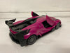 Pink Remote Control Car LED Lights 1/24 Remote Opening Doors