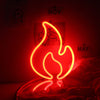 Neon Flame Sign