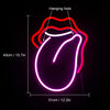 Neon Lip and Tongue Sign
