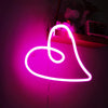 Neon Love Heart Sign