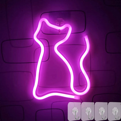 Neon Cat Sign