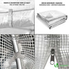 Polytunnel Greenhouse Grow House with Roll-up Side Walls, 3x2x2m 6m²