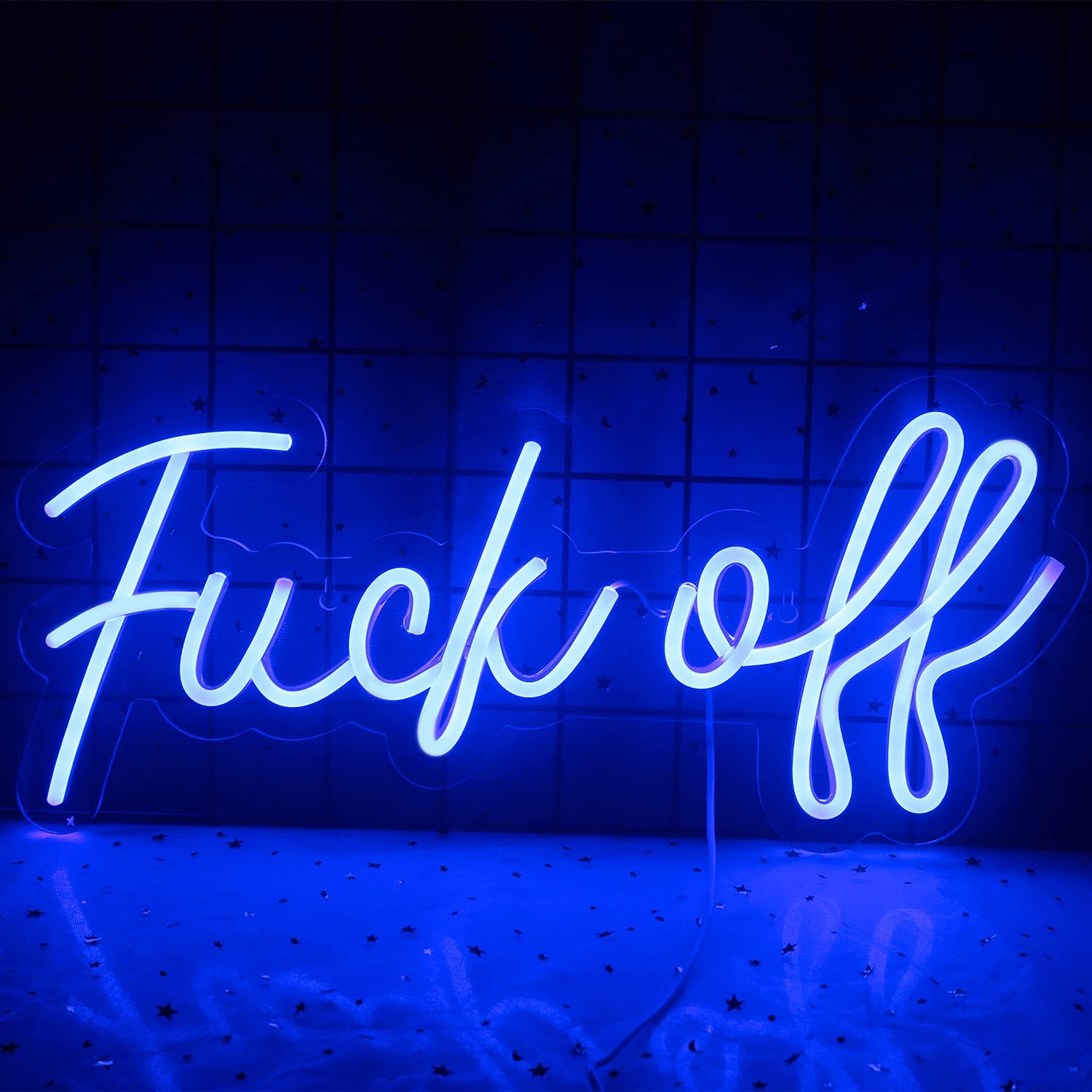Neon "Fuck Off" Sign