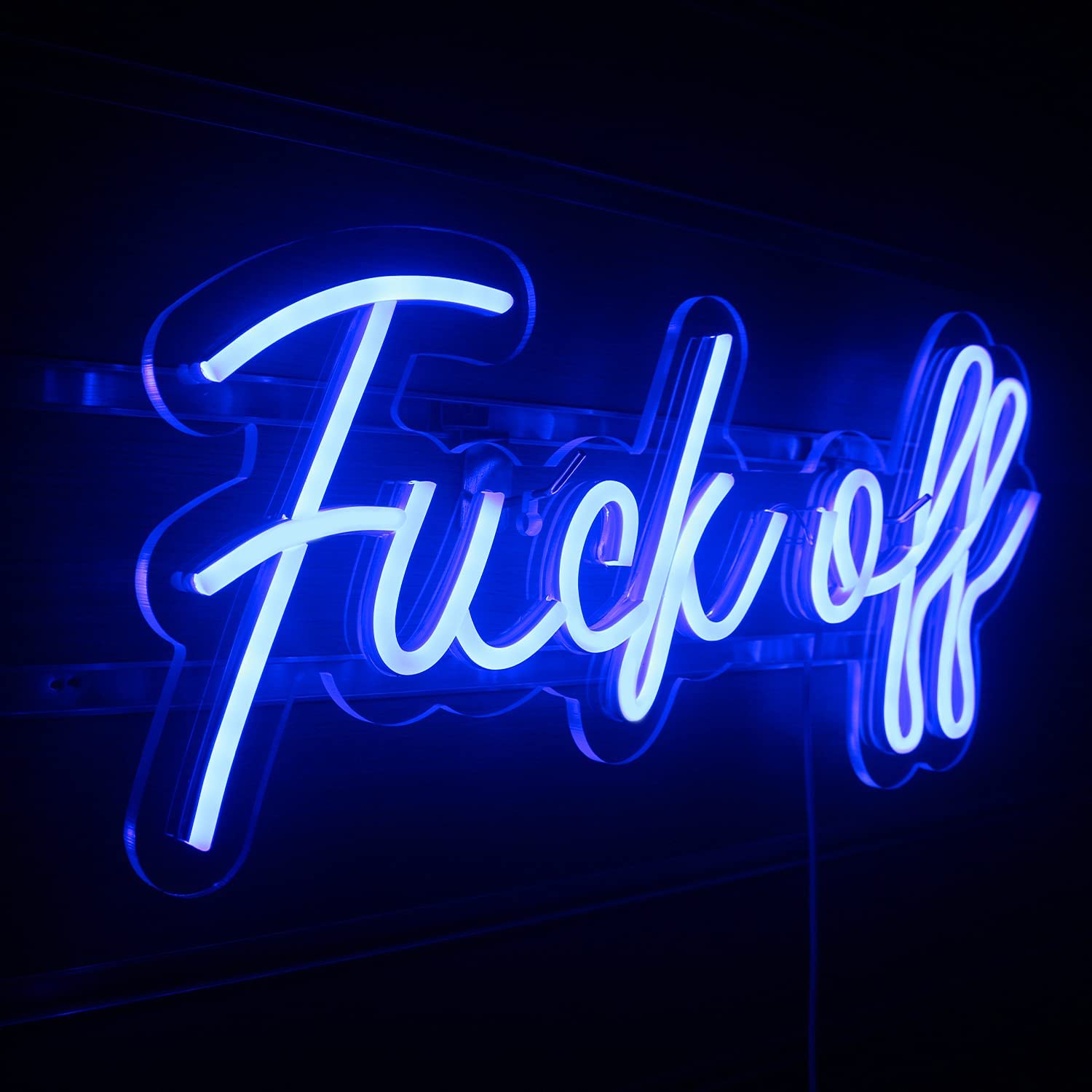 Neon "Fuck Off" Sign