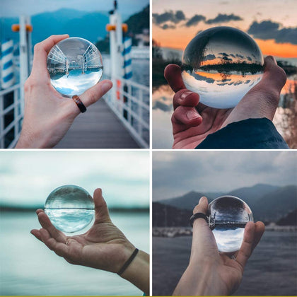 Photography Crystal Ball 100 mm Clear Lens Ball Glass