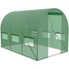 Backyard Greenhouse Plastic 2x3x2m Tunnel Plants Protection Robust Design Graden