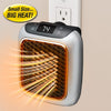 Portable Mini Electric Fan Heater, Adjustable Thermostat,12H Timer