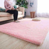 Pink 60x110cm Fluffy Rugs Anti-Slip SHAGGY RUG Super Soft Carpet Mat Living Room Floor Bedroom