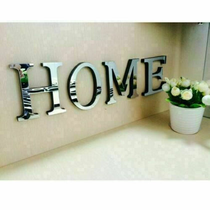 4 Letters Furniture Mirror Tiles 