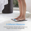 Ultra Slim Digital Bathroom Scales for Body Weight with High Precision Sensors and Tempered Glass (Stone/kgs/lbs)