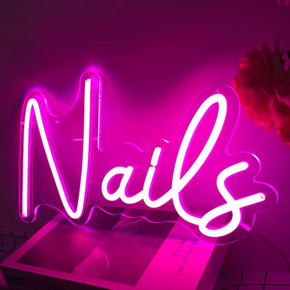 Neon Nails Sign