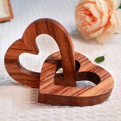 Romantic Linked Hearts 7CM Gifts