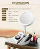 LED Folding DOUBLE SIDE MAKE UP MIRROR 10x Magnification