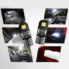 2 pcs Car LED Bulbs Canbus Error Free 5W Side Light Bulb Door Mirror Light License Light - Yellow Light