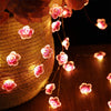 Flower String Lights Fairy Pink Cherry Blossom Lights 13 Feet 40 LEDs