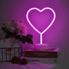 Neon Heart Table lamp