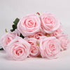 10 Heads Silk Rose Artificial Flowers Bouquet Bunch Wedding Garden Home Decor